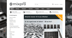 Desktop Screenshot of mixpro.dk